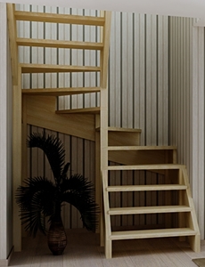 Деревянная лестница UniScala UW-03-2