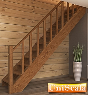 Деревянная лестница UniScala S-01-2
