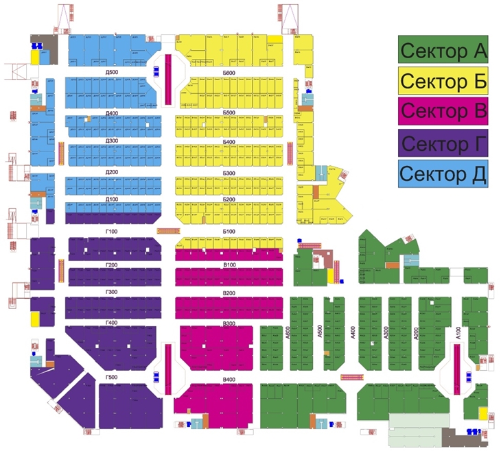 Рынок 41 км мкад схема павильонов